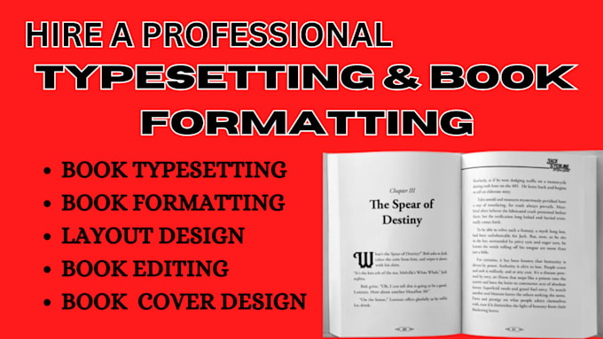 Gig Preview - Do microsoft word typesetting, book typesetting, layout design book formatting