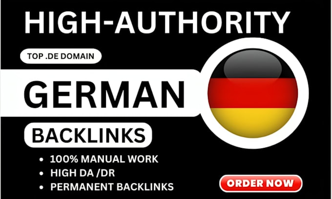 Gig Preview - Make premium 25 dofollow german backlinks for local seo