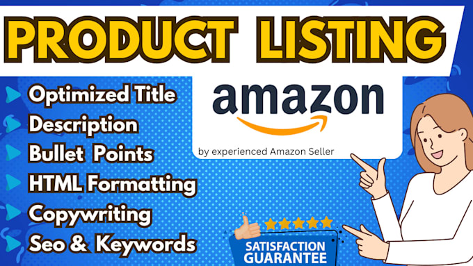 Gig Preview - Create amazon product listings that turn visitors into buyers