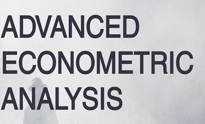 Gig Preview - Do econometrics regression model by stata eviews spss r python