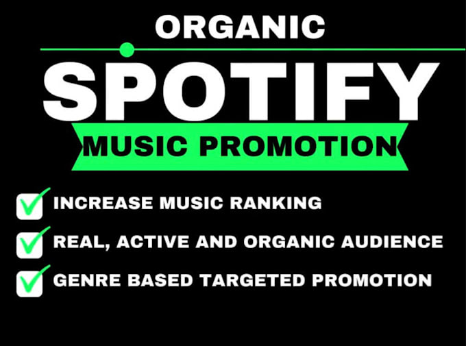 Bestseller - do organic music SEO for spotify music promotion, spotify album promotion, music