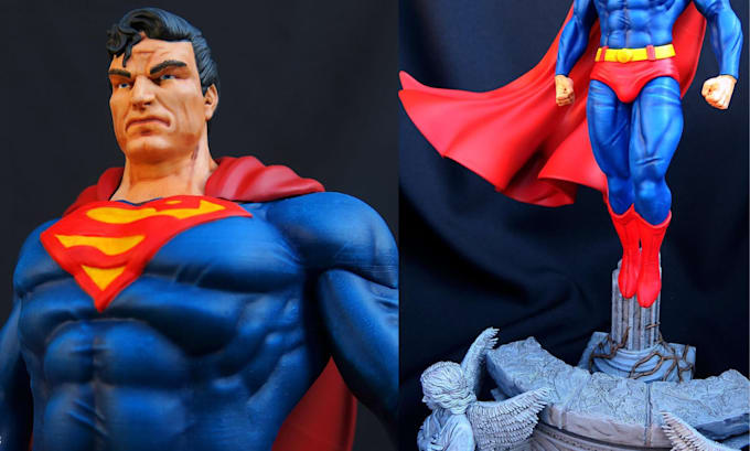 Gig Preview - Do 3d print and paint of existing file model action figure marvel characters