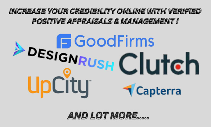 Bestseller - increase the repute of your website with clutch goodfirm g2 sorlist designrush