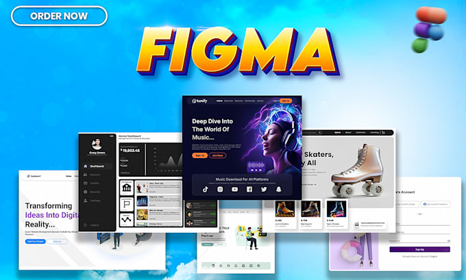 Gig Preview - Design website ui ux in figma, figma design, mobile app design, ui ux design