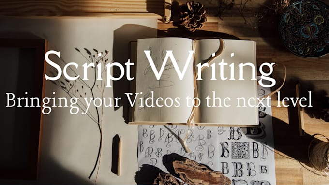 Gig Preview - Write a script for your videos