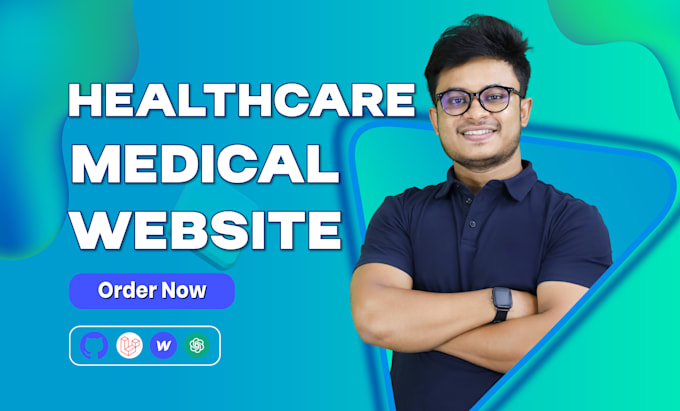 Gig Preview - Our agency will develop website for medical, doctor, hospital, and healthcare with ai chatbot