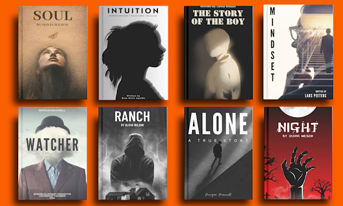 Gig Preview - Create modern and professional book cover designs