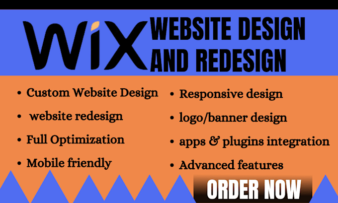 Gig Preview - Redesign wix website design stunning wix store