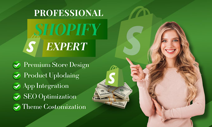 Gig Preview - Professional shopify expert store design, development, and optimization