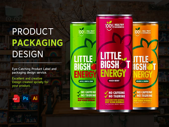 Gig Preview - Do product packaging design mailer box amazon product shipping box label design