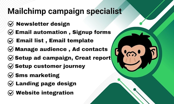 Gig Preview - Do email marketing campaigns using mailchimp