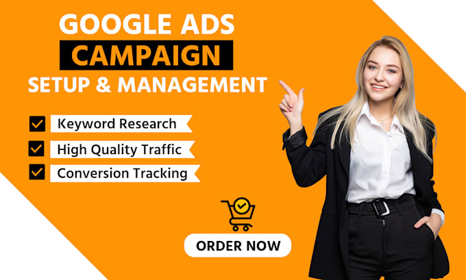 Gig Preview - Manage and optimize google ads adwords PPC campaigns