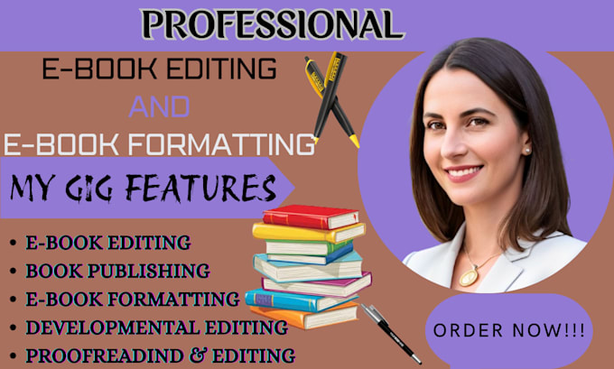 Gig Preview - Do book editing, book formatting, and paperback formatting