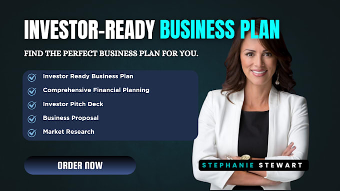 Gig Preview - Create a 5yrs investor ready business plan for your startup