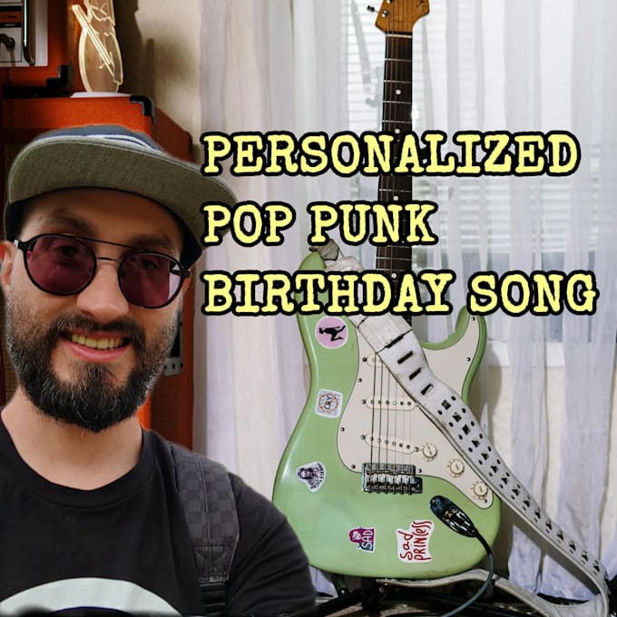 Bestseller - record a personalized pop punk birthday song