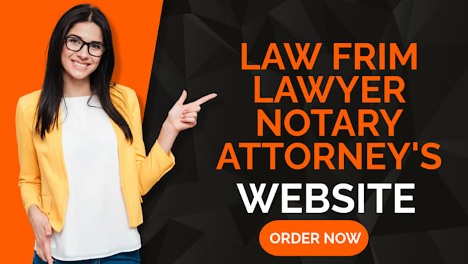 Bestseller - create a law firm lawyer website attorney website notary website legal website