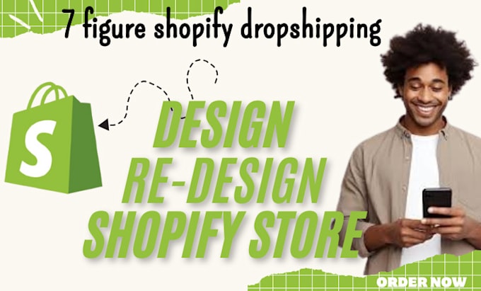 Gig Preview - Build 7 figure shopify dropshipping store