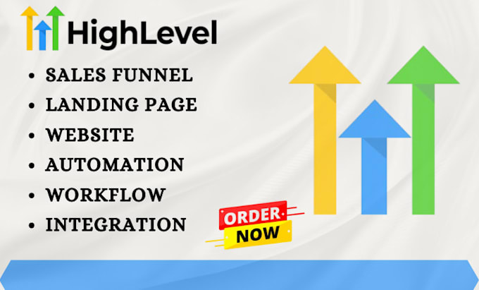 Gig Preview - Do gohighlevel, sales funnel, landing page, gohighlevel website