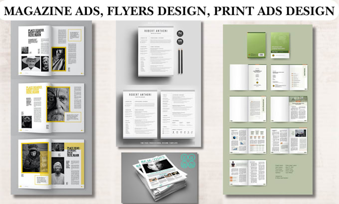 Gig Preview - Design magazine ads flyers print ads design poster ads newspaper ads design