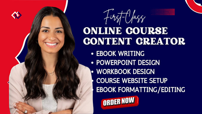 Gig Preview - Create or edit online course, kajabi course, video course content ,ebook writing