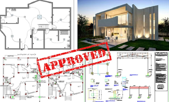 Gig Preview - Usa, california, florida pe stamp, city permit structural floor plan