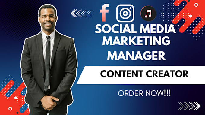 Gig Preview - Be your social media marketing manager, social media post, facebook ads