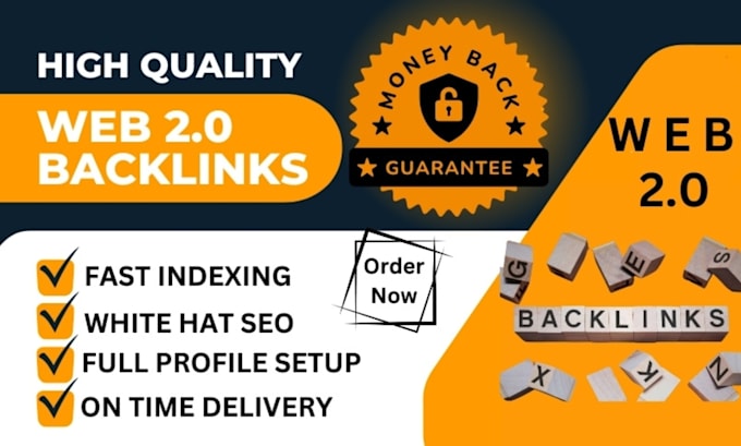 Gig Preview - Create high quality contextual web 2 0 backlinks for your website ranking