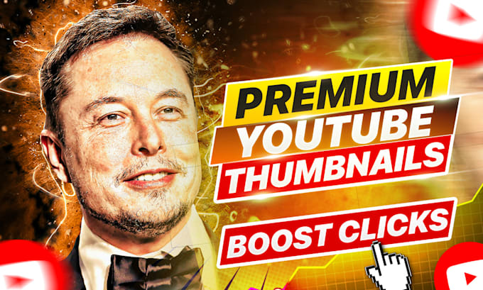 Gig Preview - Create eye catching youtube thumbnails that boost views