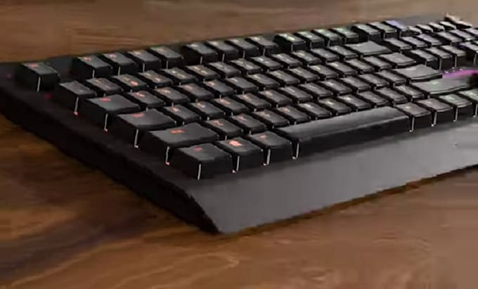 Gig Preview - Create 3d product visualization 3d game keyboard design 3d keyboard animation