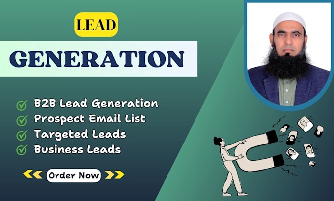 Gig Preview - Provide b2b lead generation and build a targeted email prospect list