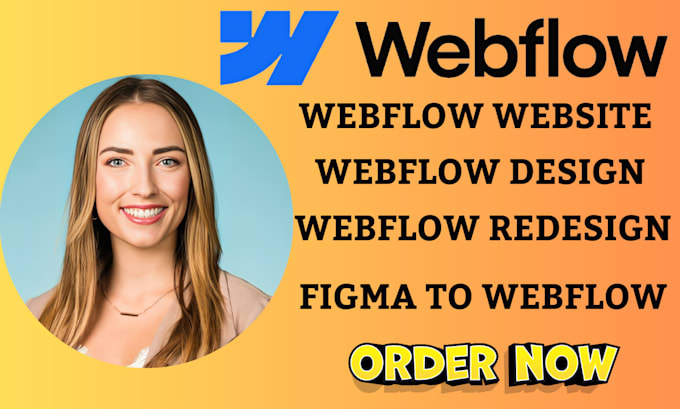 Gig Preview - Design or redesign webflow landing page, webflow expert figma to webflow