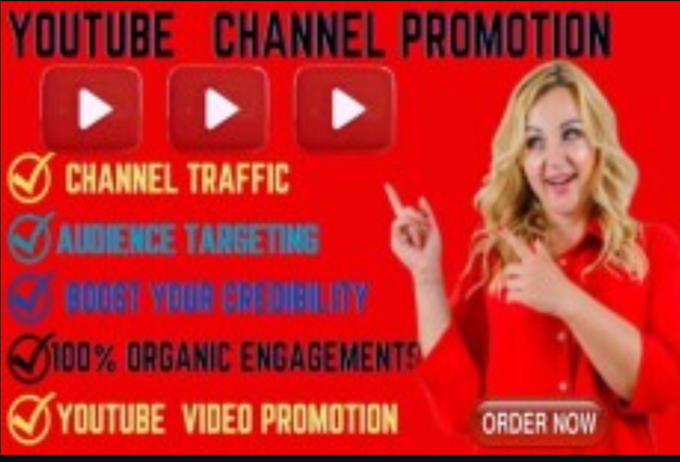 Gig Preview - Do organic fast youtube shoutout promotion,video growth, worldwide audience