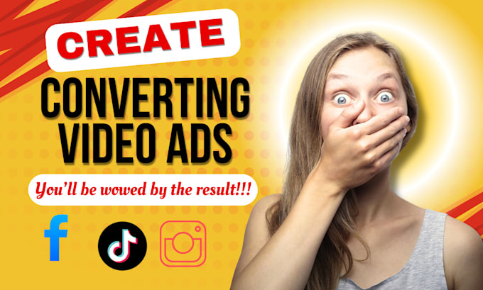 Gig Preview - Make video ads for tiktok dropshipping, facebook, tik tok, shopify dropshipping