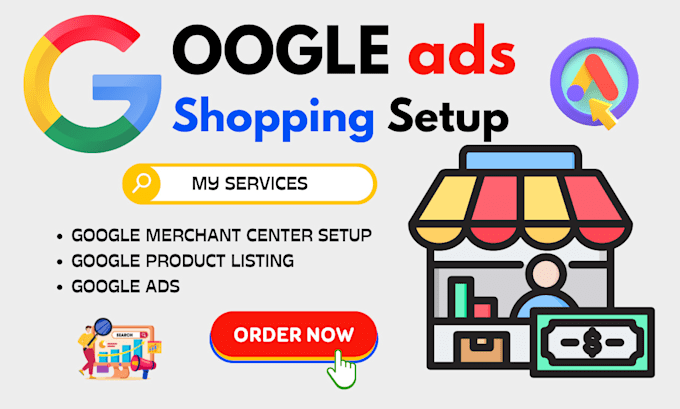 Gig Preview - Setup google shopping ads, merchant center, SEO for your shopify