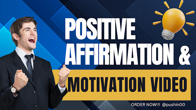 Gig Preview - Create monetizable positive affirmation for youtube short affirmation video