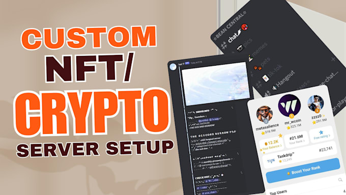 Bestseller - setup a custom nft discord server professionally