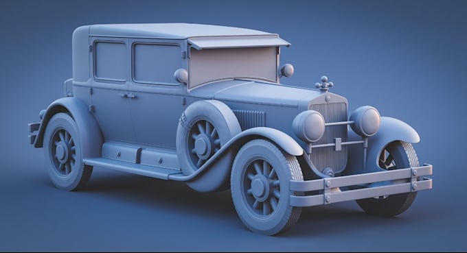 Gig Preview - Sculpt hd realistic car,solid car for printing,aircraft,truck,highpoly cad model