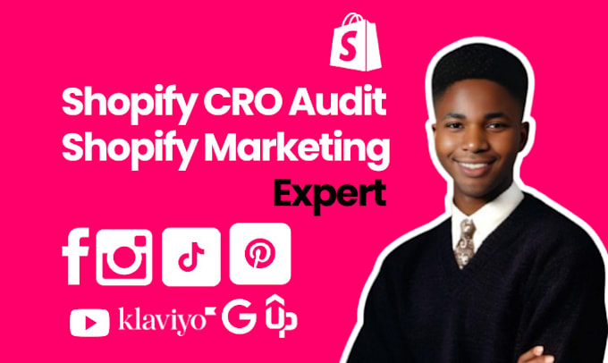 Gig Preview - Do shopify cro audit shopify marketing shopify expert boost shopify sales funne