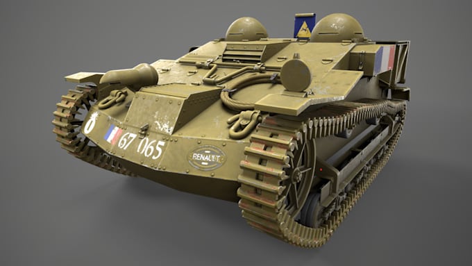 Gig Preview - 3d car model,military vehicle,3d car armor, animate 3d vehicle model for game