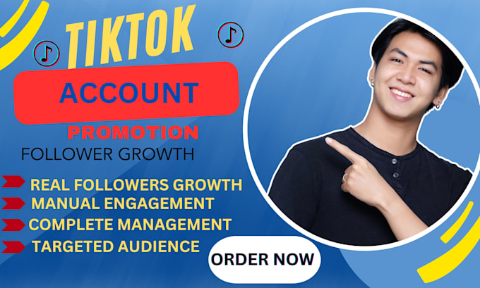 Gig Preview - Boost tiktok account grow tiktok follower and organic tiktok growth