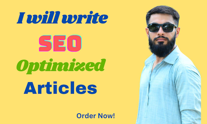 Gig Preview - Write expert level SEO optimized articles to boost traffic and rankings