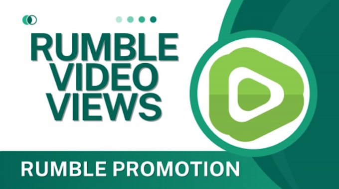 Gig Preview - Boost your rumble channel growth increase views, subscribers