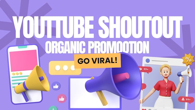 Gig Preview - Do youtube video promotion shoutout channel to 8m organic subscribers views