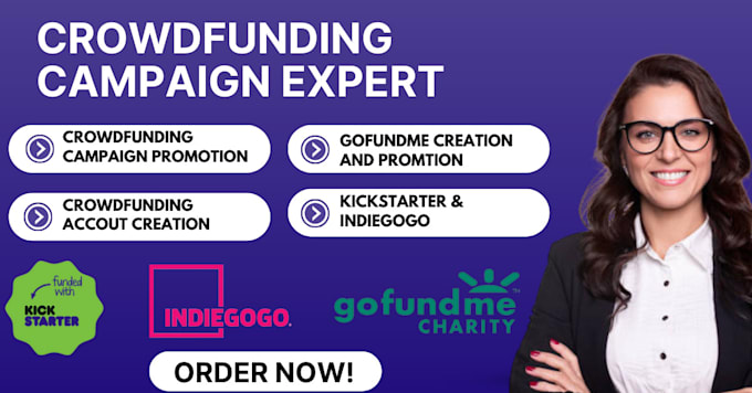 Bestseller - do crowdfunding campaign promotion for your kickstarter indiegogo gofundme