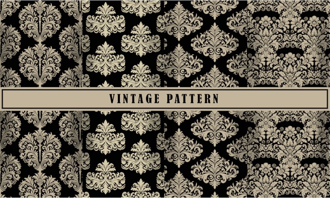 Gig Preview - Make monogram vintage textile and clothing pattern design