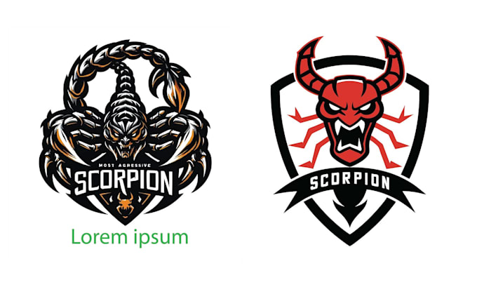 Gig Preview - Create unique terrible scorpion logo within 24 hours