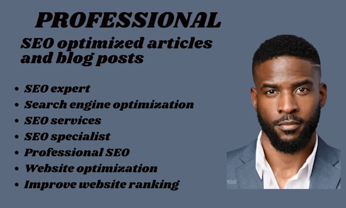 Gig Preview - Write SEO optimized articles and blog posts