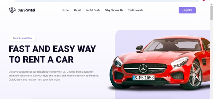 Gig Preview - Build car rental website  custom design development