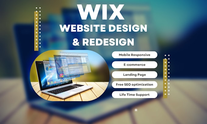 Gig Preview - Do business professional wix website design and redesign, wix online store