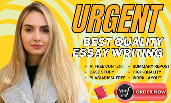 Gig Preview - Urgent essay writing case study market research summary case study assignment